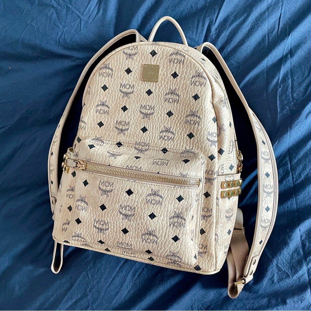 MCM Backpack - Small Beige